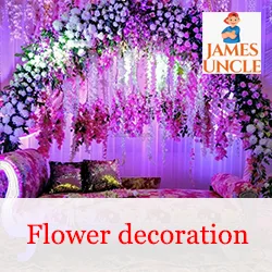 Flower decoration Mr. Debashis Paul in Birati